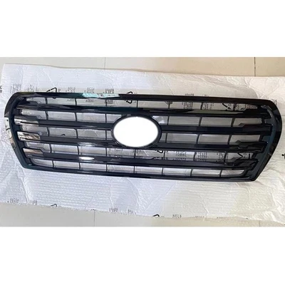 Parrilla central de parachoques delantero para Toyota Land Cruiser LC200 2008-2015 parrilla negra Foto 1 de 4