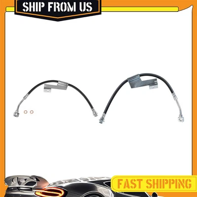 Sunsong Brake Hose 2x For Chevrolet C2500 Suburban 1996-1999 GMC C3500 1990-2000 - Image 1 of 4