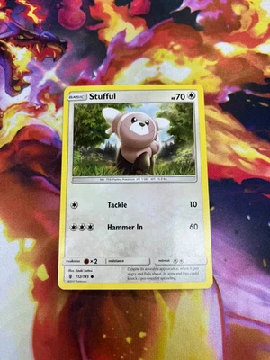 Stufful 112/145 Sm-Guardians Rising Regular NM-Mint Pokémon TCG - Image 1 of 4