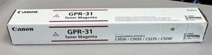 Canon Genuine GPR-31 Magenta Toner 2798B003 OEM Original IR C5030 C5035 - Sealed - Picture 1 of 5