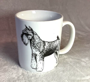 Schnauzer Hund Tasse Cindy Farmer Künstler Zeichnung Kaffee Heiße Schokolade Rosalinde USA - Bild 1 von 5