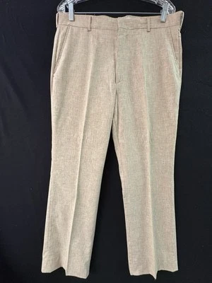 Vintage Cheetah Leisure Slacks Men's Size 36  Long Khaki - Image 1 of 4