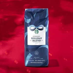 Starbucks Coffee Holiday Blend 453g Limited Edition Holiday 2025 Beans Christmas - Foto 1 di 1