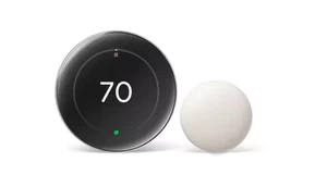 Google Nest Learning Thermostat (4th Gen) with Nest Temperature Sensor (2nd Gen- - Picture 1 of 14