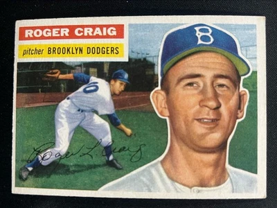 1956 Topps Set-Break #63 Roger Craig en muy buen estado Foto 1 de 2
