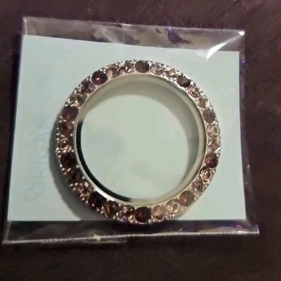 Origami Coruja BZ4081 Grande Prata Roxa Sombra Torção Face Placa Apenas Novo Na Caixa-Raro - Imagem 1 de 4