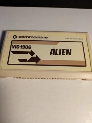 Cartucho de juego Commodore Vic-20 Alien Foto 1 de 2