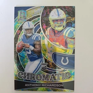 2023 Spectra Chromatic-Interstellar Rookie #CH-ARI Anthony Richardson 7/8 RC SSP - Picture 1 of 2