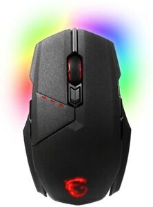 MSI Interceptor Gaming Mouse Black And Red - 1600 dpi movement resolution - USB
