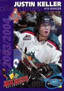 2003-04 Kelowna Rockets #12 Justin Keller