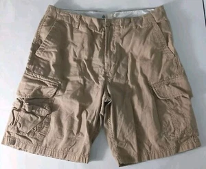 J Crew Y2K Cargo 9.5" Khaki Shorts Sz 36 Mens Ripstop Utility Rugged Gorpcore - Picture 1 of 7