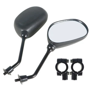 ATV Universal Rear View Side Mirrors 7/8" Handlebar Mount For Honda Yamaha US - Foto 1 di 8