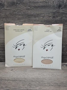 MJ Carroll Strumpfhose Neu Lycra Control Top & Sheer Light Support Control Top A - Bild 1 von 7