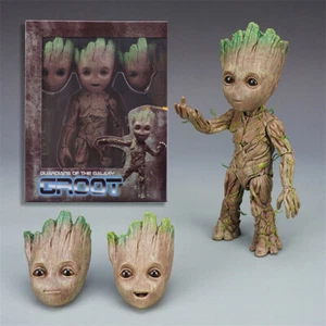Guardians of The Galaxy Groot Action Figure Baby Groot HT 1:1 Model Toy Box Gift - Picture 1 of 24