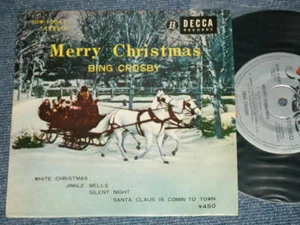 BING CROSBY Japan Original 7"33 EP MERRY CHRISTMAS - Picture 1 of 4