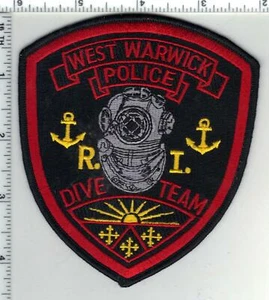 West Warwick Police (Rhode Island) 1st Issue Dive Team Shoulder Patch - Picture 1 of 1