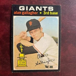 1971 Topps Set ALAN GALLAGHER ROOKIE #224 GIANTS - NR-MINT *HIGH GRADE*