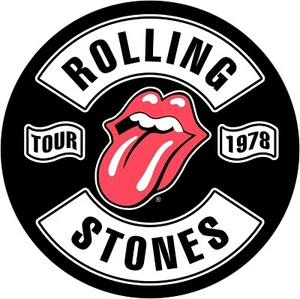 ROLLING STONES 1978 tour 2019 GIANT CIRCULAR BACK PATCH 28 cms diameter OFFICIAL - Picture 1 of 1