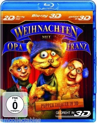 BLU-RAY  3D - WEIHNACHTEN MIT OPA FRANZ - PUPPEN THEATER in 3D   - NEU/OVP - Bild 1 von 2