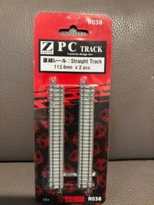Z scale Rokuhan R038 PC Straight Track 112.5mm x 2 psc. - Picture 1 of 1