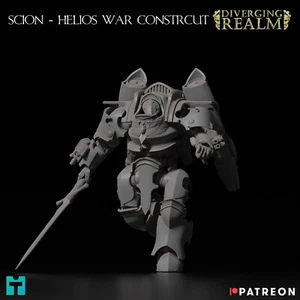 Diverging Realms, Helios War Construct of the Mech Adepts, Stratos Automaton - Picture 1 of 3