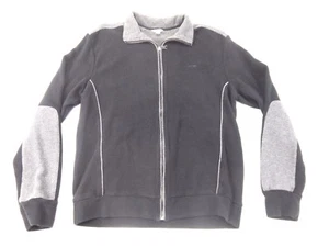 Calvin Klein Cardigan Giacca Zip Waffle Termico con Toppe Braccio a Contrasto - Foto 1 di 12