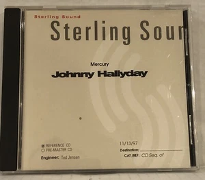 Sterling Sound Johnny Halliday Reference CD 11/13/97 - Picture 1 of 4