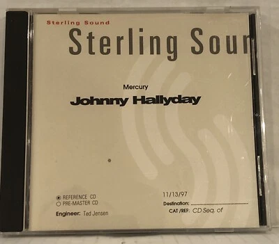 Sterling Sound Johnny Halliday Reference CD 11/13/97 - Image 1 of 4