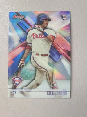 JP Crawford 2018 Bowmans Best Refractor RC Mariners Phillies Rookie #38 - Image 1 of 2