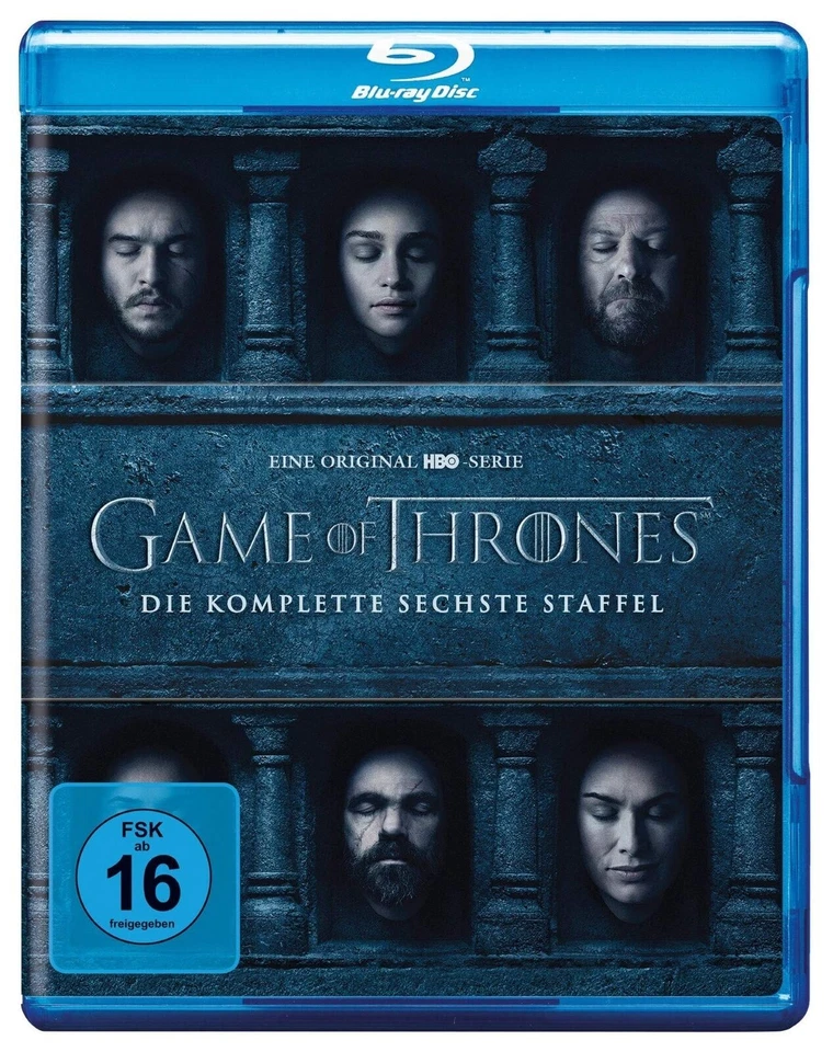 Game of Thrones Staffel 6 (Blu-Ray, 2016, 4- Disk Set)