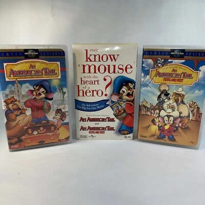 An American Tail + Fievel Goes West 2-Pack + Movie Limited Edition (VHS) - Image 1 of 4