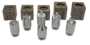 71098 Silver 37 Degree Hydraulic Flaring Tool Adapter Set - Picture 1 of 2
