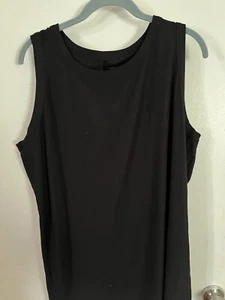 Lane Bryant 26/28 Ribbed Tank Black - Picture 1 of 2