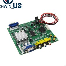 Arcade Game RGB/CGA/EGA/YUV to VGA HD Video Converter Board HD9800/GBS8200 L3US