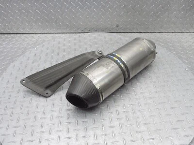 Silenciador de tubo silenciador carbono Kawasaki ZX600 ZX6R 2009 09-12 LeoVince SBK Foto 1 de 4