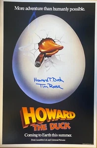 Tim Rose - ORIGINAL signiertes Howard the Duck 12x18 Poster - Bild 1 von 1
