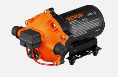 Bomba de diafragma de presión de agua VEVOR 12 V CC autocebante 70 PSI 5,5 GPM barco autocaravana Foto 1 de 4