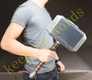 Cattoys Full Metal 1:1 Replica The Avengers Thor Hammer Props Cosplay Mjolnir - Picture 1 of 12