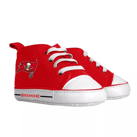 Tampa Bay Buccaneers Baby Shoes, NFL Pre-Walker Hightops High Tops Cover