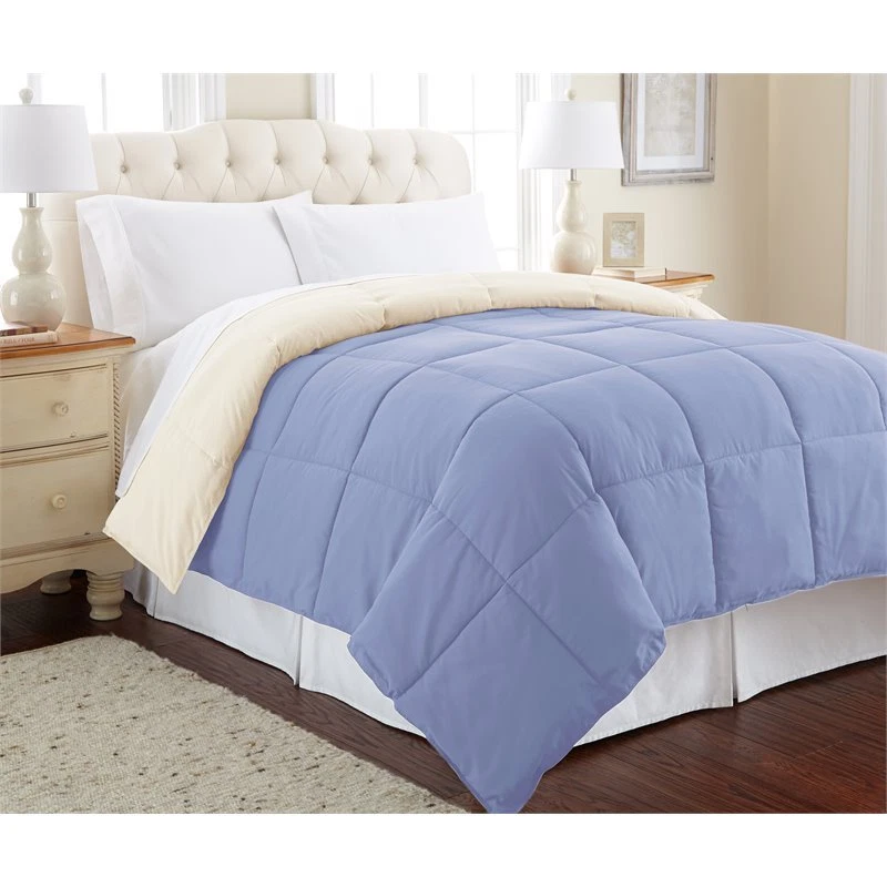 Amrapur Overseas Down Alternative Microfiber Quilted Reversible Comforter/Duv...