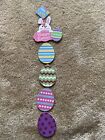 Happy Easter Hanging Wall Decor Brand New Ships N 24 Hours