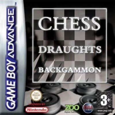 GBA BOARD GAME CLASSICS - BACKGAMMON & CHESS & DRAUGHTS nuovo italiano sigillato