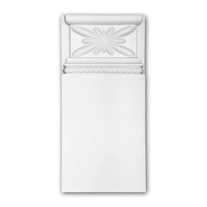 PROFHOME 154030 Elemento decorativo borde de puerta decoración de estuco de poliuretano - Imagen 1 de 7
