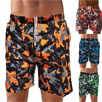 Camouflage Badeshorts Badehose Shorts Herren Männer Bermuda Shorts Sport Men 73 - Bild 1 von 4