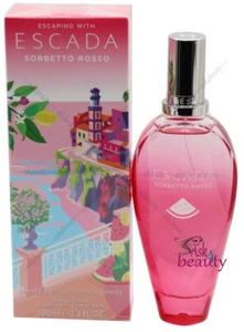 Escada Sorbetto Rosso By Escada 3.4oz/100ml Edt Spray For Women New In Box - Picture 1 of 1