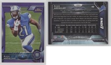 2015 Topps Chrome Rookies Purple Refractor Ameer Abdullah #111 Rookie RC