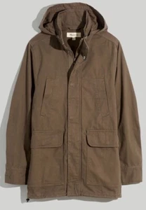 Madewell Men’s Field Jacket Army Green Cotton Full Zip Sz XS $148 - Picture 1 of 5