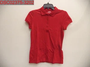 NWT - Izod Girls Red Uniform Button Up Polo Shirt, Size M (7/9) 192042811857 - Picture 1 of 7