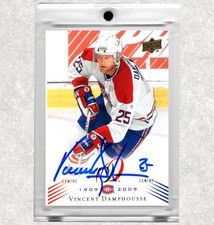 Vincent Damphousse Montreal Canadiens 2008-09 Upper Deck Centennial Autographed