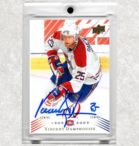 Vincent Damphousse Montreal Canadiens 2008-09 Upper Deck Centennial Autographed